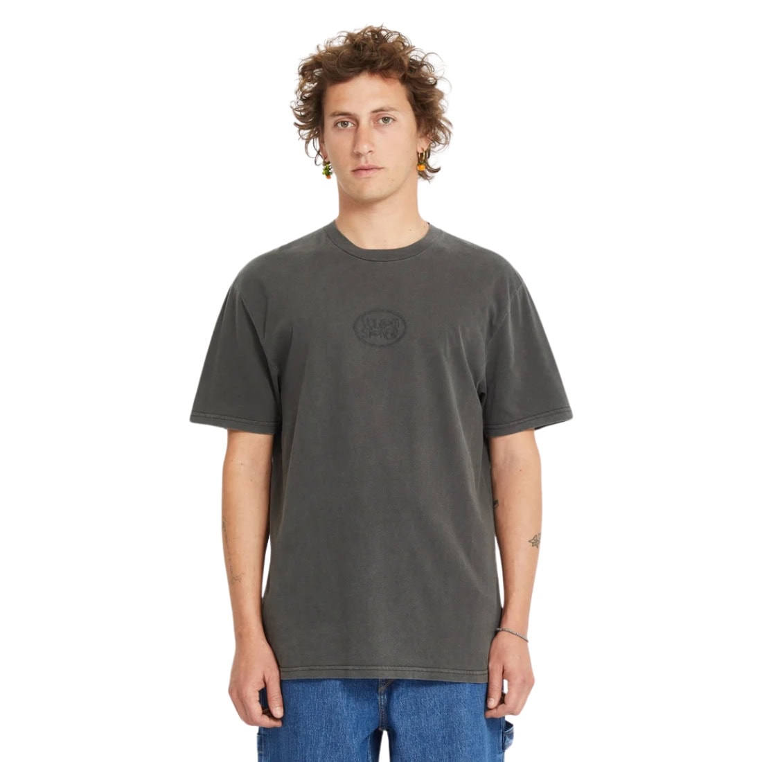 Volcom Handstone PW T-Shirt - Black - Mens Graphic T-Shirt by Volcom