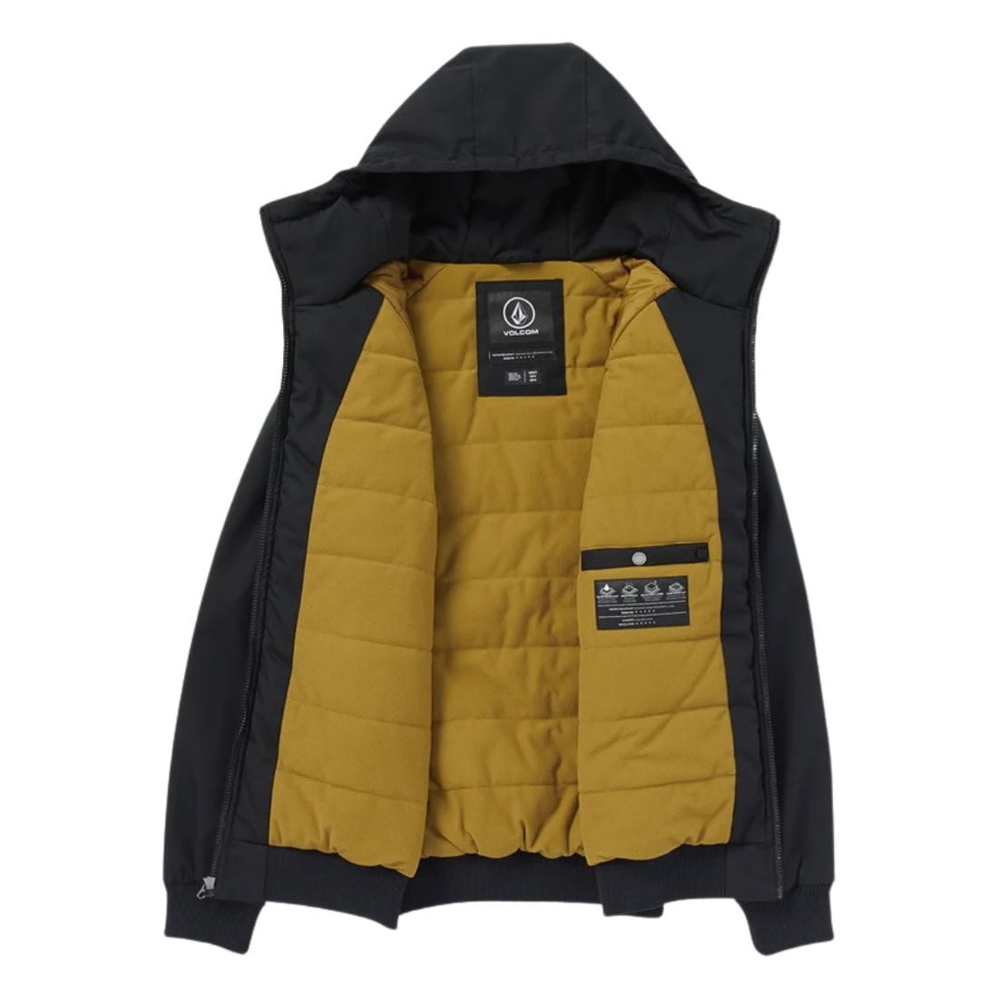 Volcom Hernan 10K Jacket - Black - Mens Insulated Jacket by Volcom