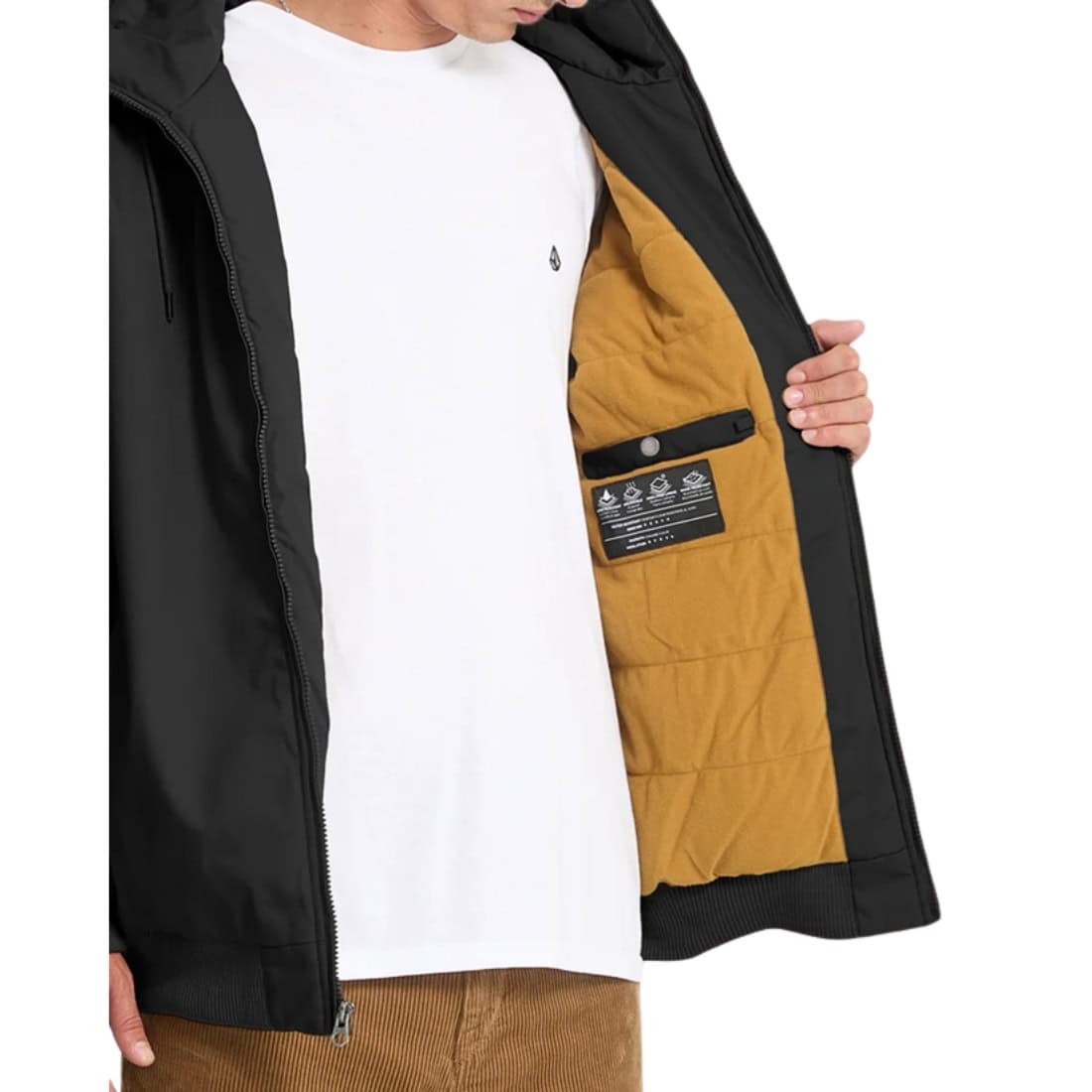 Volcom Hernan 10K Jacket - Black - Mens Insulated Jacket by Volcom