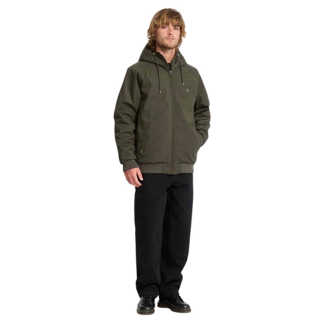 Volcom Hernan 10K Jacket - Rinsed Black - Mens Insulated Jacket by Volcom