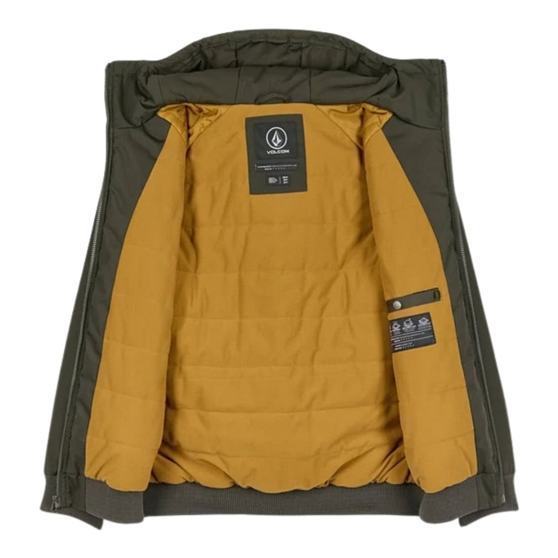 Volcom Hernan 10K Jacket - Rinsed Black - Mens Insulated Jacket by Volcom