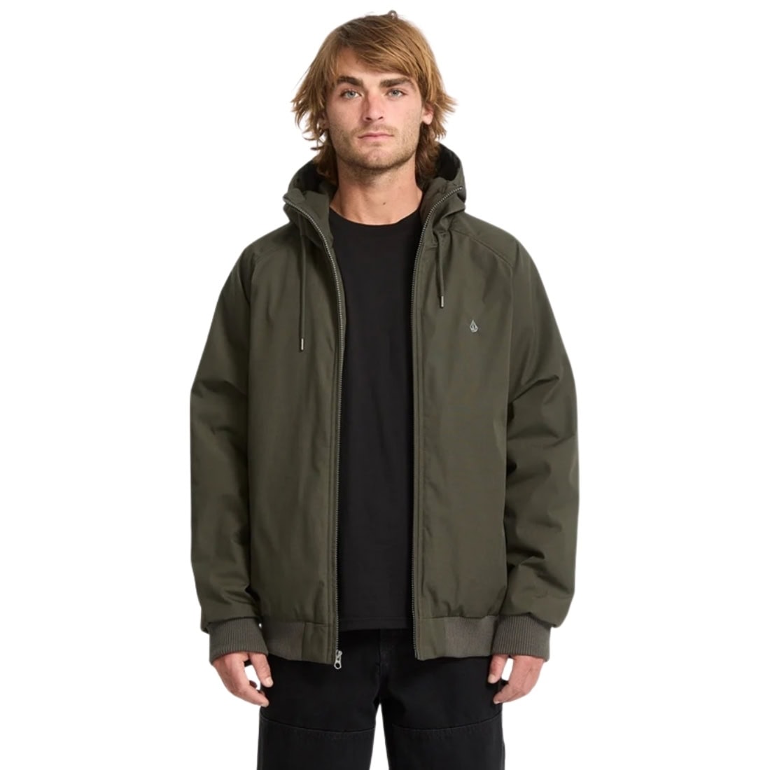 Volcom Hernan 10K Jacket - Rinsed Black - Mens Insulated Jacket by Volcom