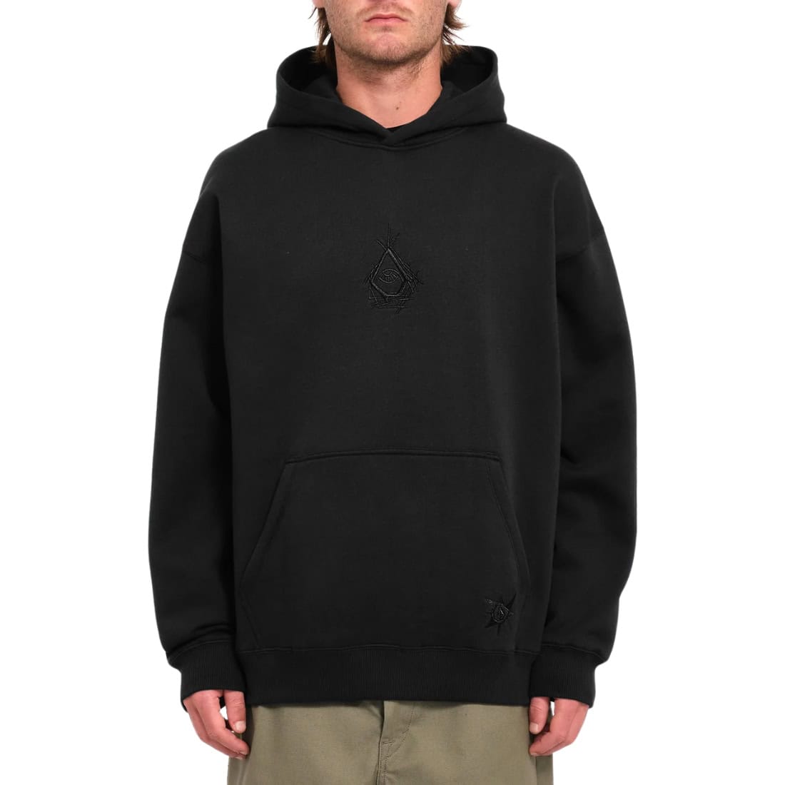 Volcom Iguchi Hood - Black - Mens Pullover Hoodie by Volcom