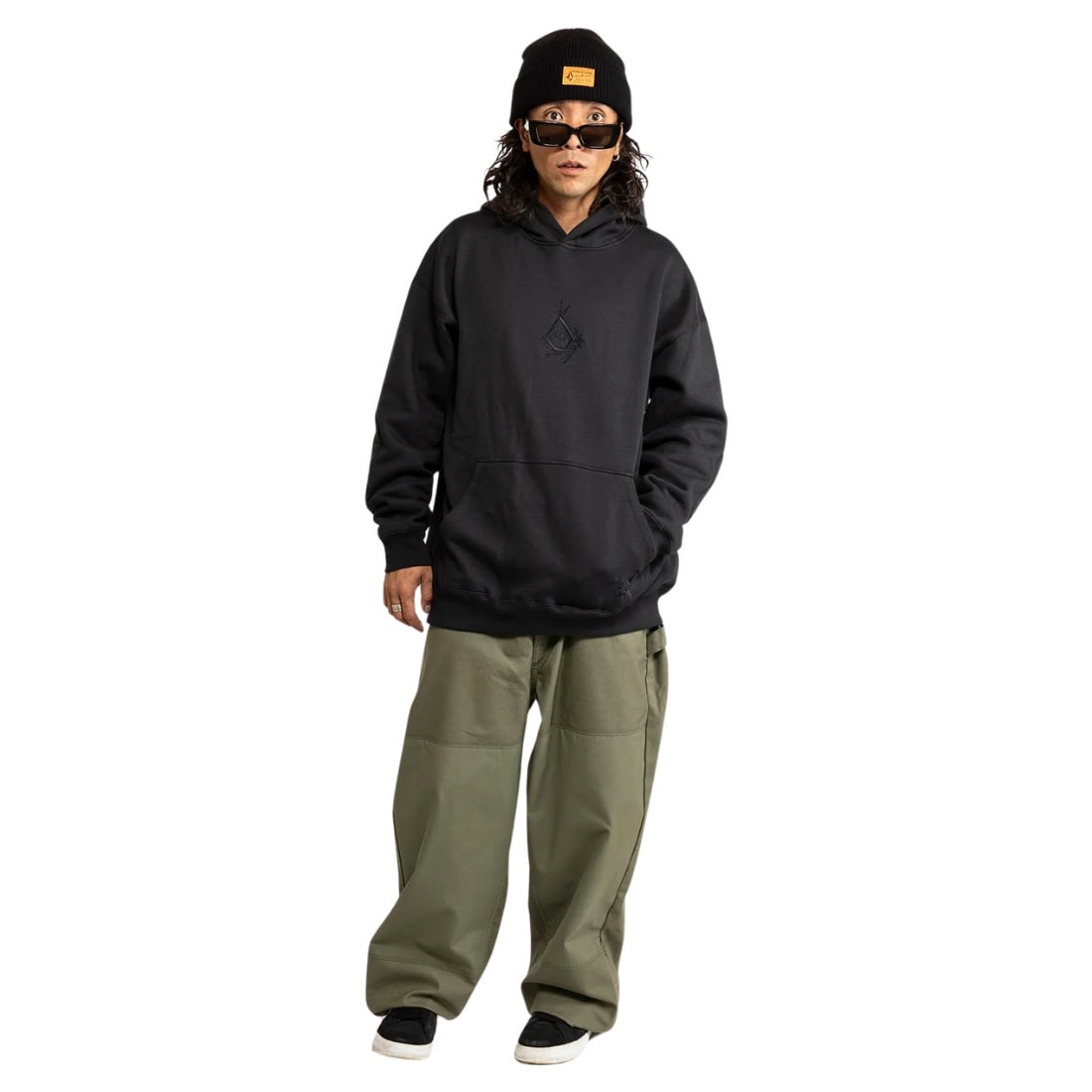 Volcom Iguchi Hood - Black - Mens Pullover Hoodie by Volcom