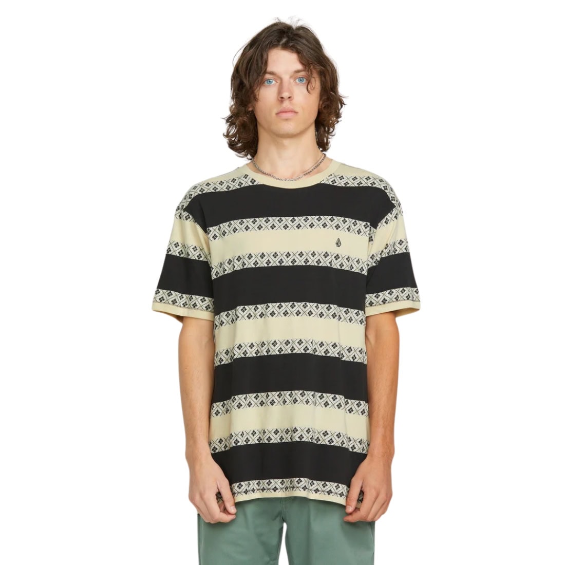 Volcom Iron Stone Crew T-Shirt - Stealth - Mens Graphic T-Shirt by Volcom