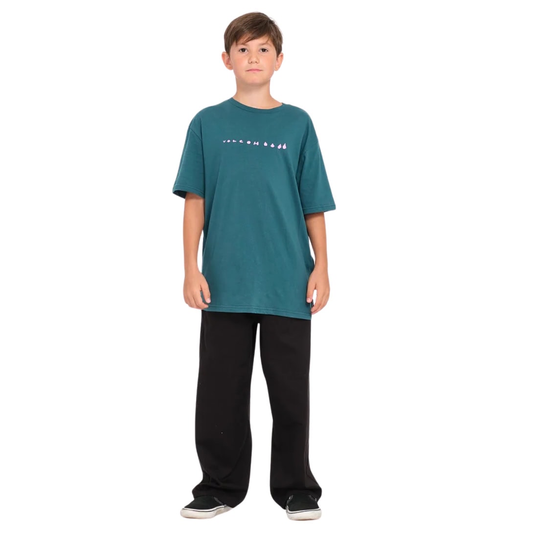 Volcom Kids Arthur Dino T-Shirt - Evergreen - Boys Skate Brand T-Shirt by Volcom