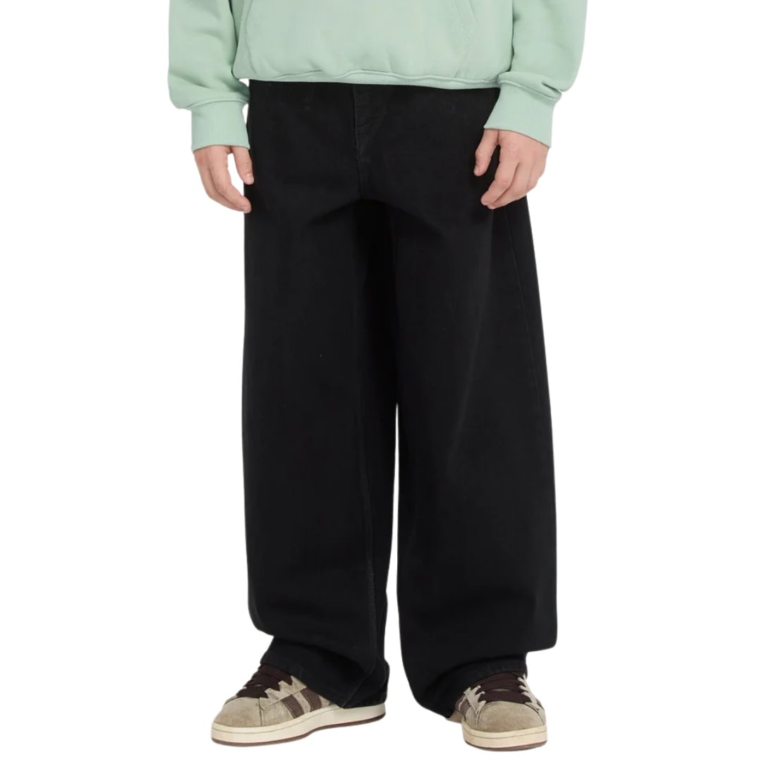 Volcom Kids Chillow Boys Denim - Black - Boys Relaxed/Loose Denim Jeans by Volcom