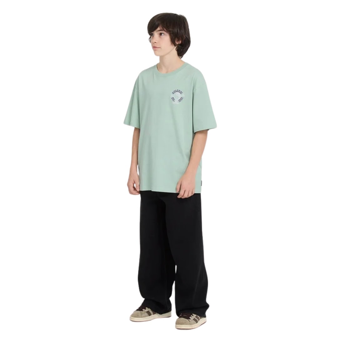 Volcom Kids Chillow Boys Denim - Black - Boys Relaxed/Loose Denim Jeans by Volcom