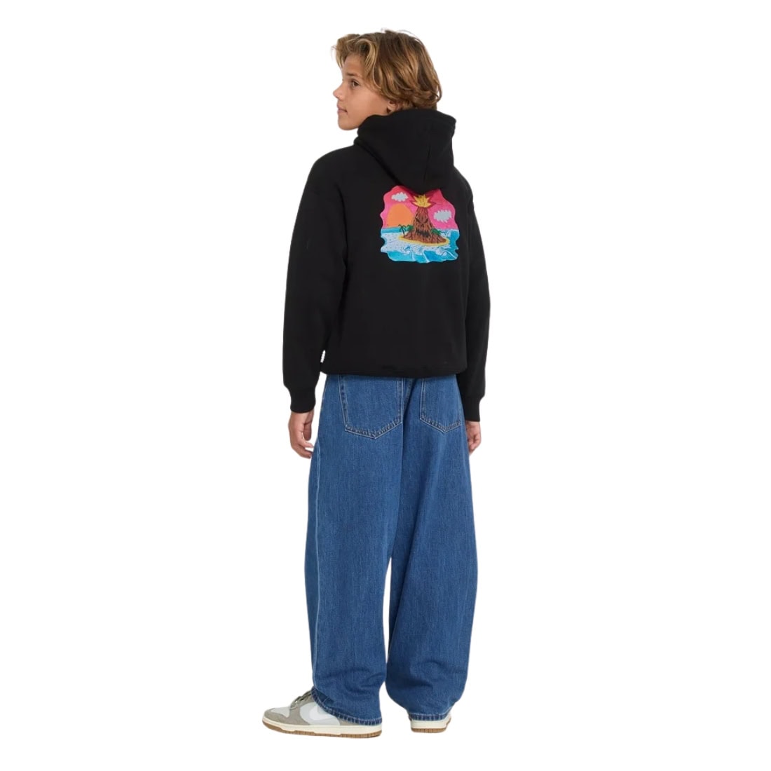 Volcom Kids Chillow Boys Denim - Oliver Stone No Tint - Boys Relaxed/Loose Denim Jeans by Volcom