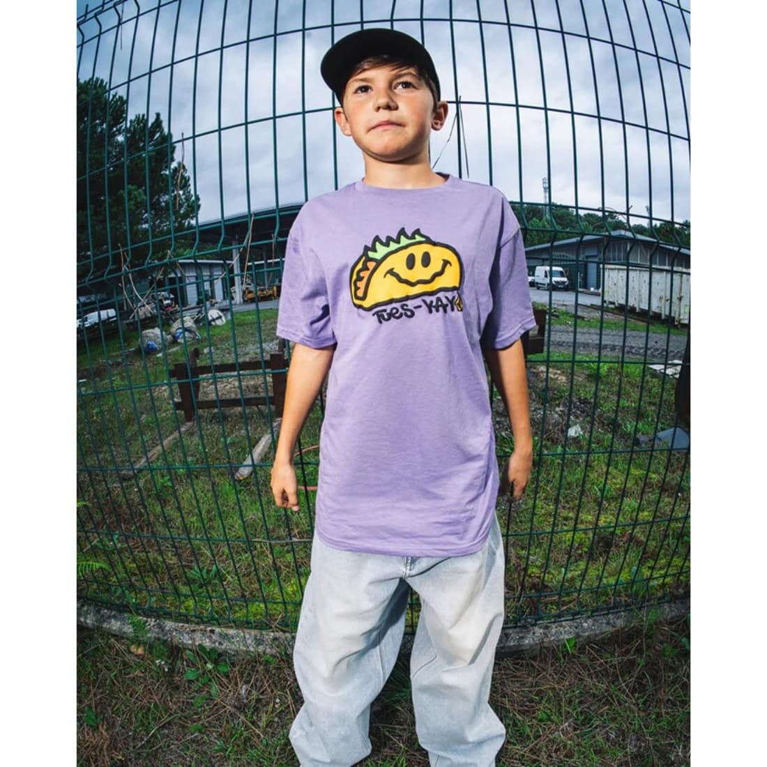 Volcom Kids Chillow Denim - Desert Dirt Indigo - Boys Relaxed/Loose Denim Jeans by Volcom