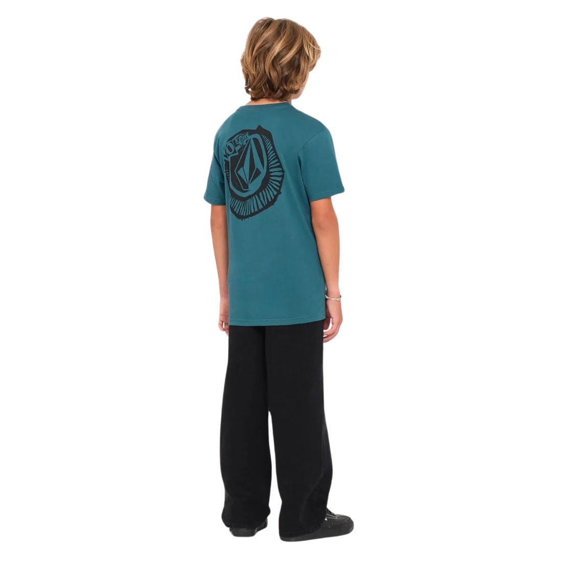 Volcom Kids Drift Out T-Shirt - Evergreen - Boys Skate Brand T-Shirt by Volcom