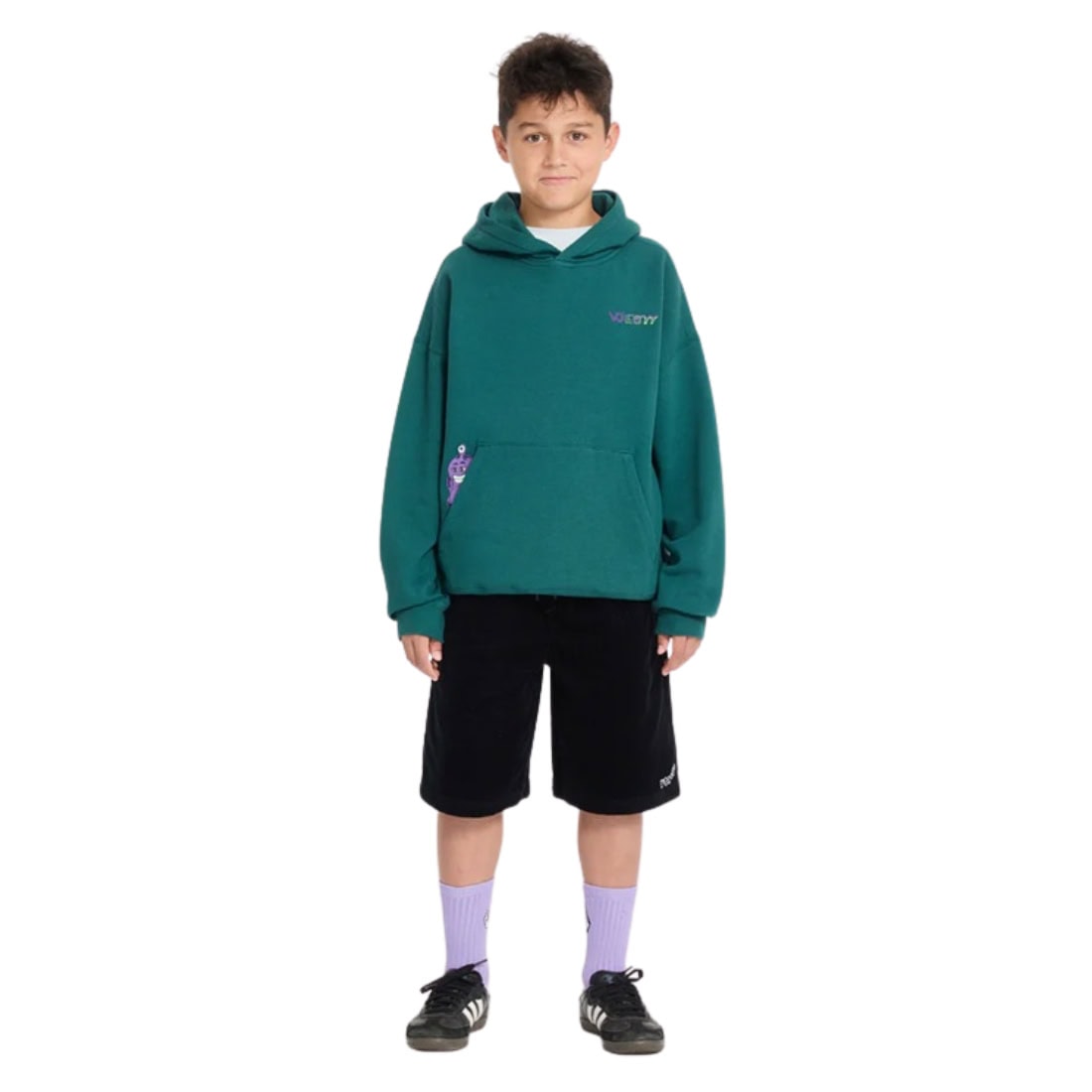 Volcom Kids FA Ben Sanaire Hoodie - Rifle Green - Boys Pullover Hoodie by Volcom