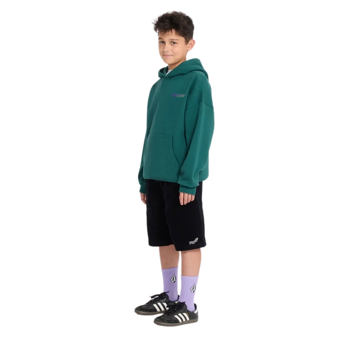 Volcom Kids FA Ben Sanaire Hoodie - Rifle Green - Boys Pullover Hoodie by Volcom