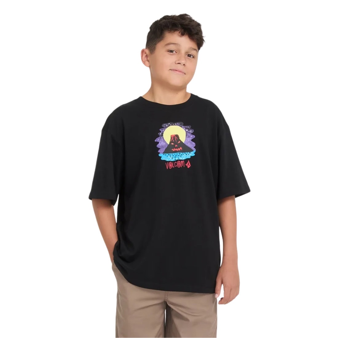 Volcom Kids FA Ozzy 1 Boys T-Shirt - Black - Boys Skate Brand T-Shirt by Volcom