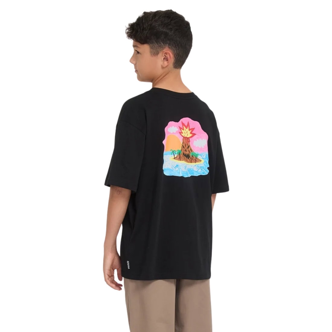 Volcom Kids FA Ozzy 1 Boys T-Shirt - Black - Boys Skate Brand T-Shirt by Volcom