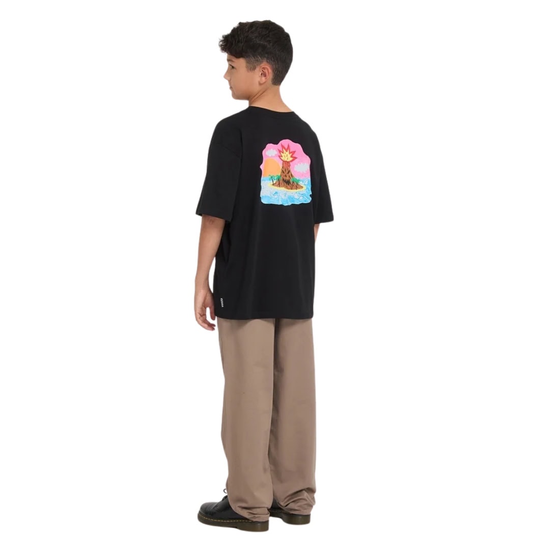 Volcom Kids FA Ozzy 1 Boys T-Shirt - Black - Boys Skate Brand T-Shirt by Volcom