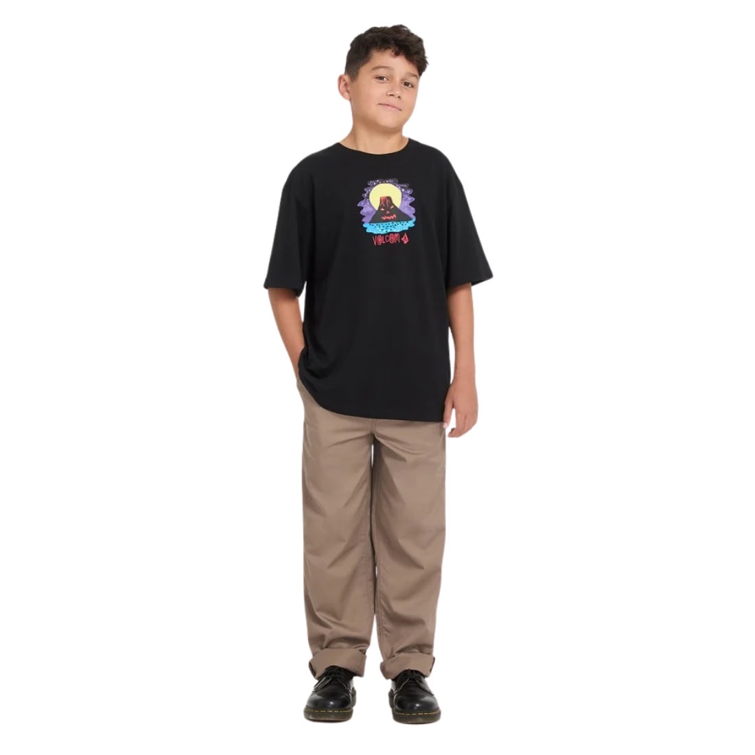 Volcom Kids FA Ozzy 1 Boys T-Shirt - Black - Boys Skate Brand T-Shirt by Volcom