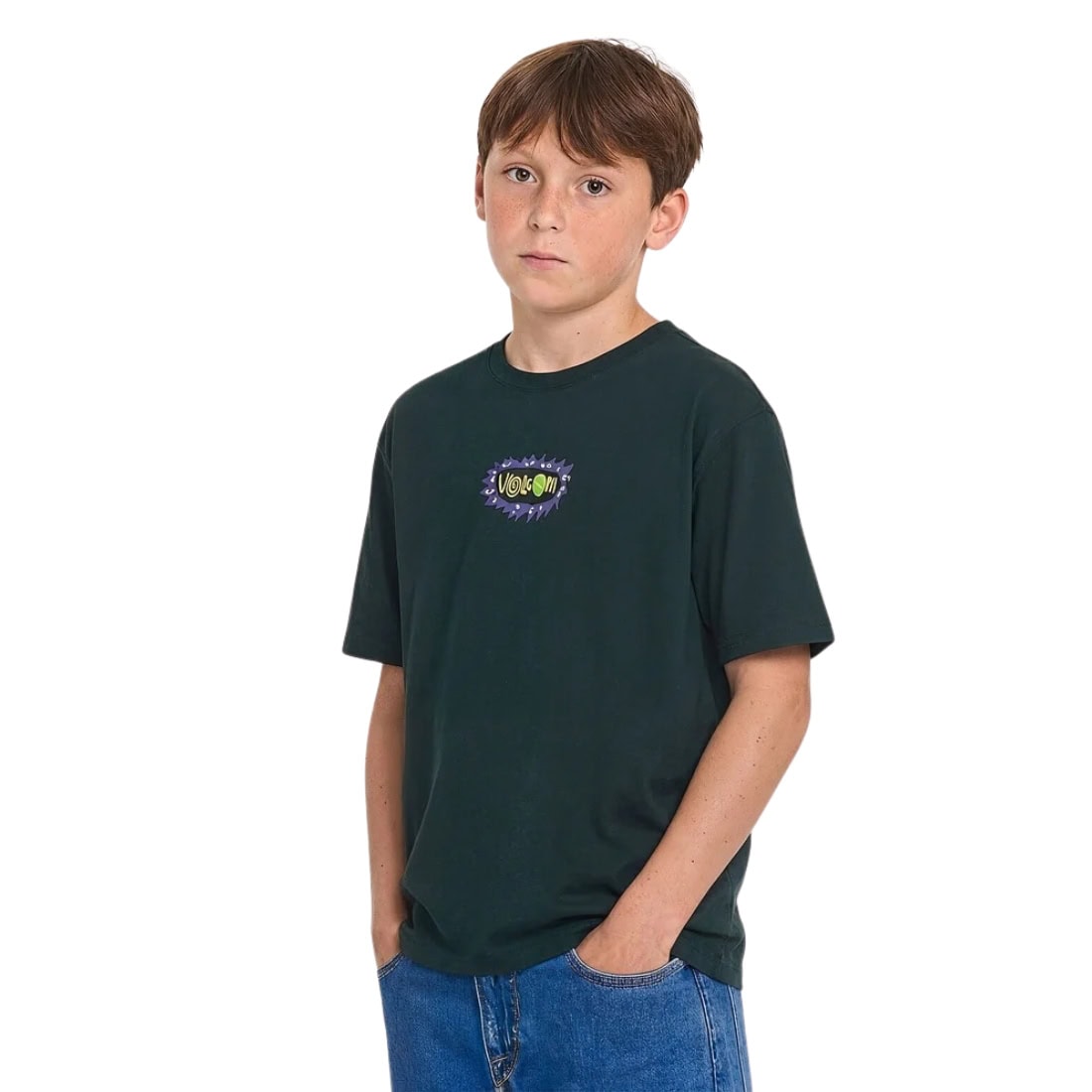 Volcom Kids FA Ozzy 2 Boys T-Shirt - Scarab - Boys Skate Brand T-Shirt by Volcom