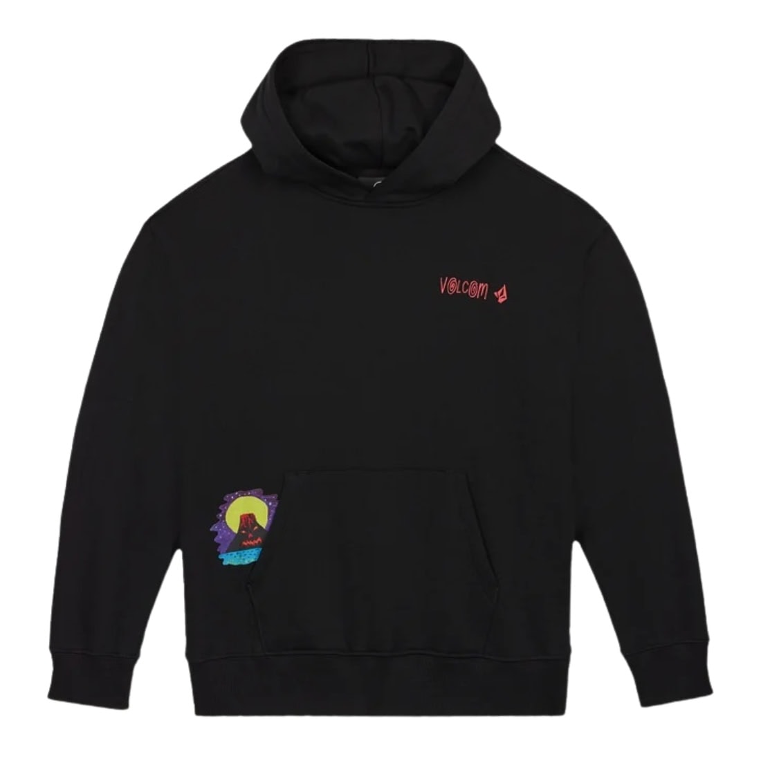 Volcom Kids FA Ozzy Boys Pullover Hood - Black - Boys Pullover Hoodie by Volcom