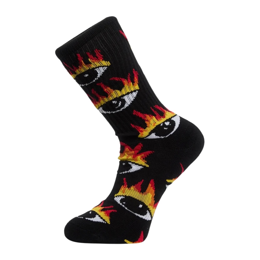 Volcom Kids FA Ozzy Socks - Black - Kids Crew Length Socks by Volcom Youth (UK2-4.5)