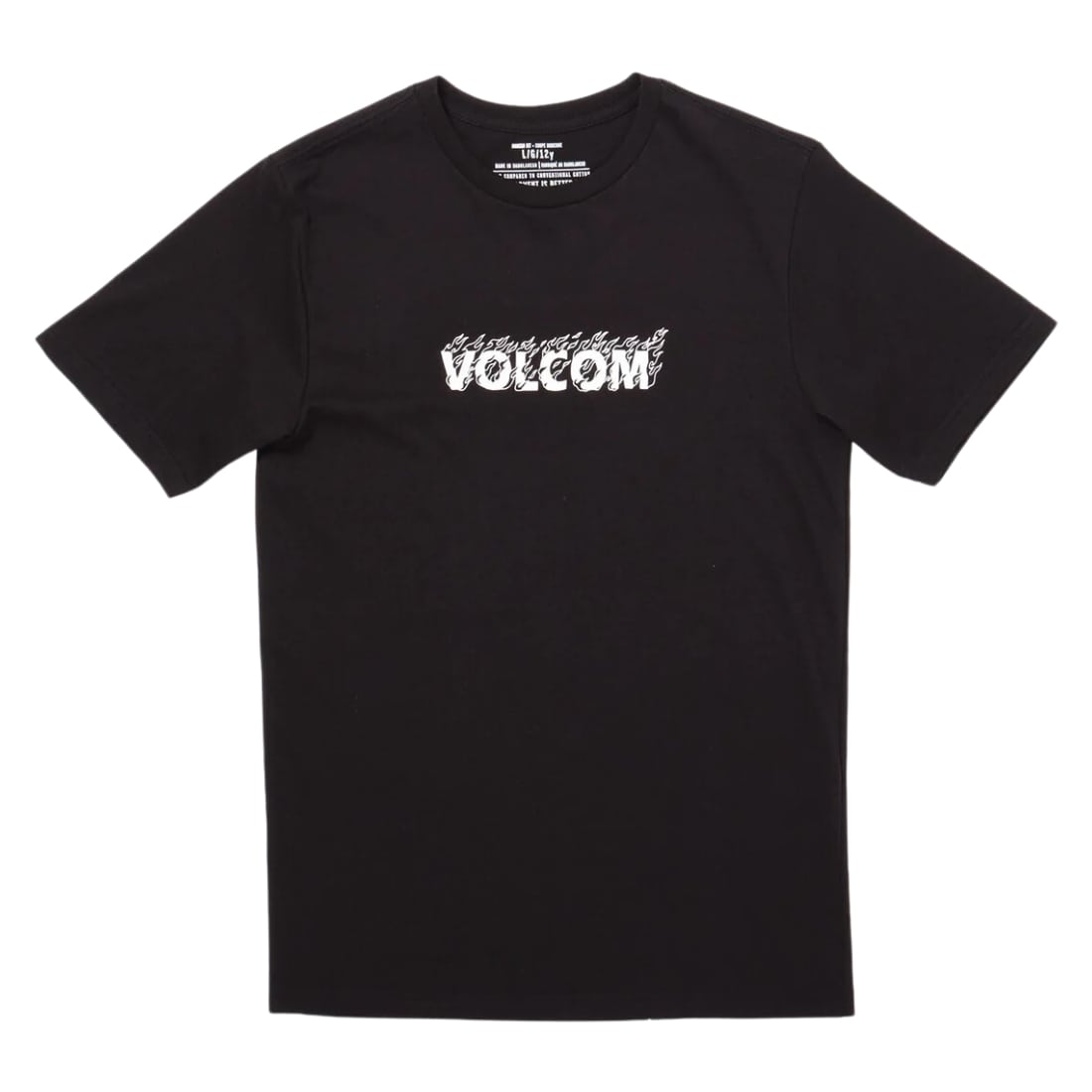 Volcom Kids Firefight T-Shirt - Black - Boys Skate Brand T-Shirt by Volcom