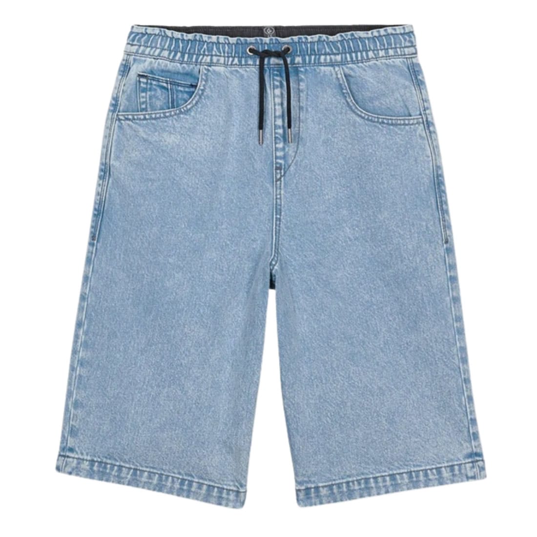 Volcom Kids Freazy Loose Denim Shorts - Pale Aqua - Boys Denim Shorts by Volcom