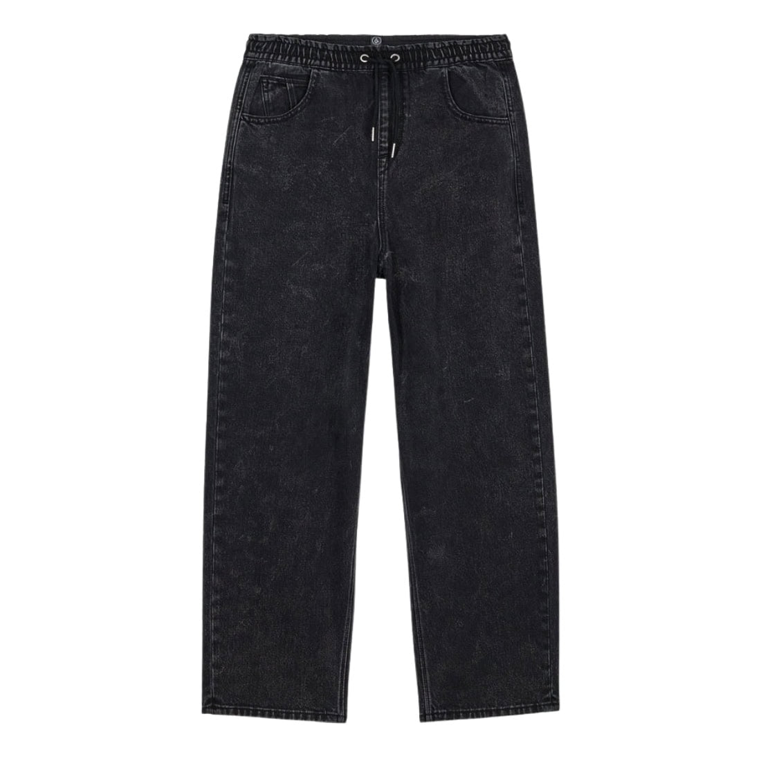 Volcom Kids Freazy Loose EW Boys Denim - Blackity Black - Boys Relaxed/Loose Denim Jeans by Volcom