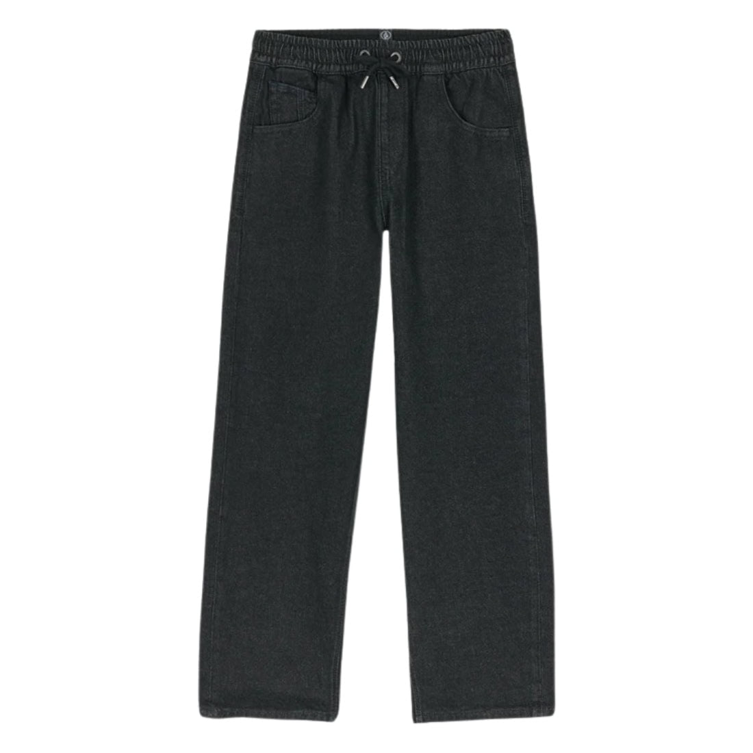 Volcom Kids Freazy Loose EW Denim - Black Wash - Boys Relaxed/Loose Denim Jeans by Volcom