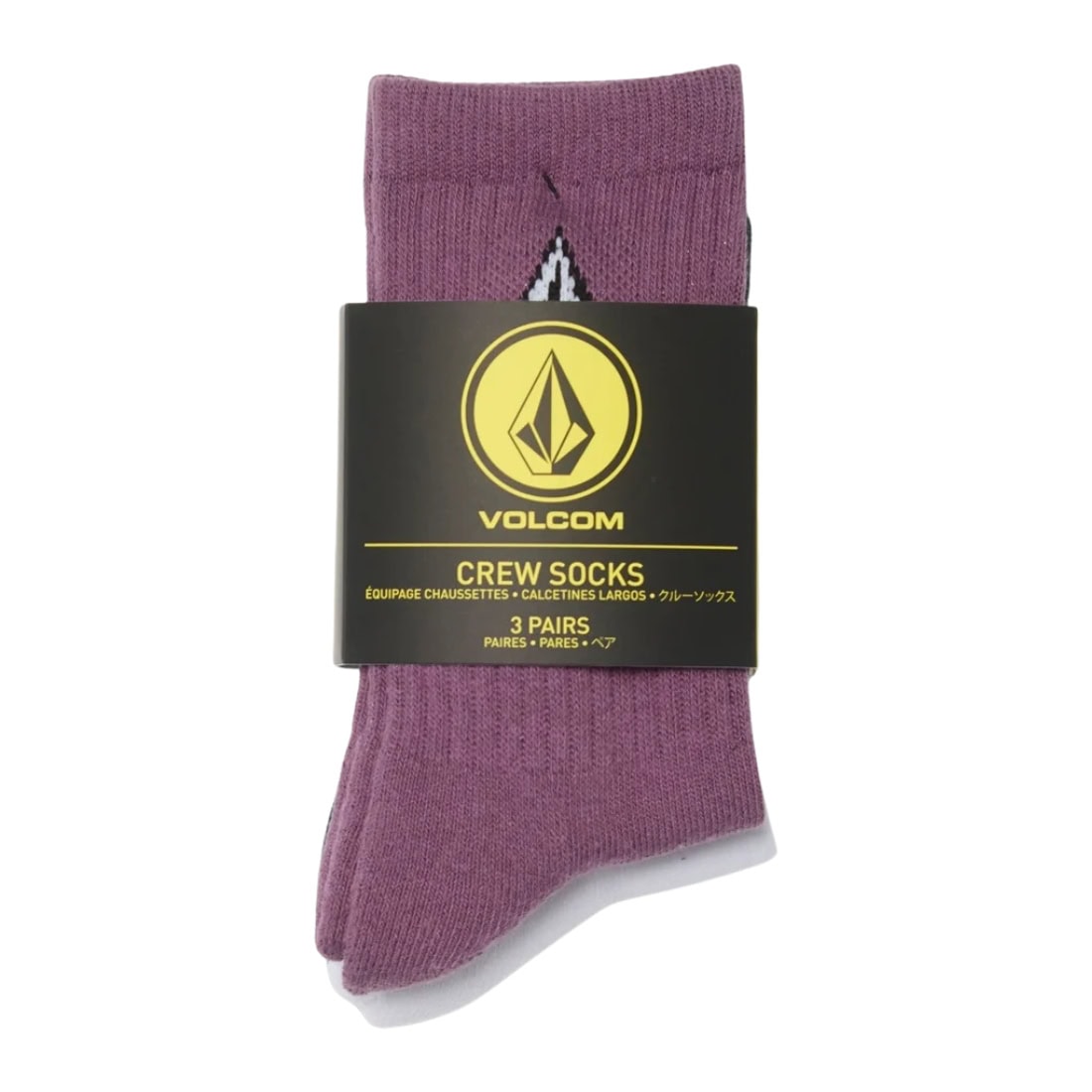 Volcom Kids Full Stone 3 Pack Socks - Multi