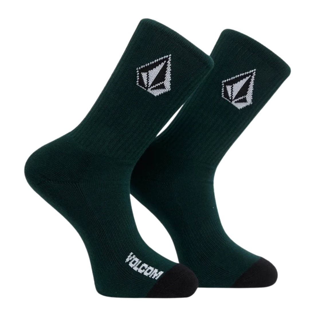 Volcom Kids Full Stone 3 Pack Socks - Multi - Kids Crew Length Socks by Volcom Youth (UK2-4.5)