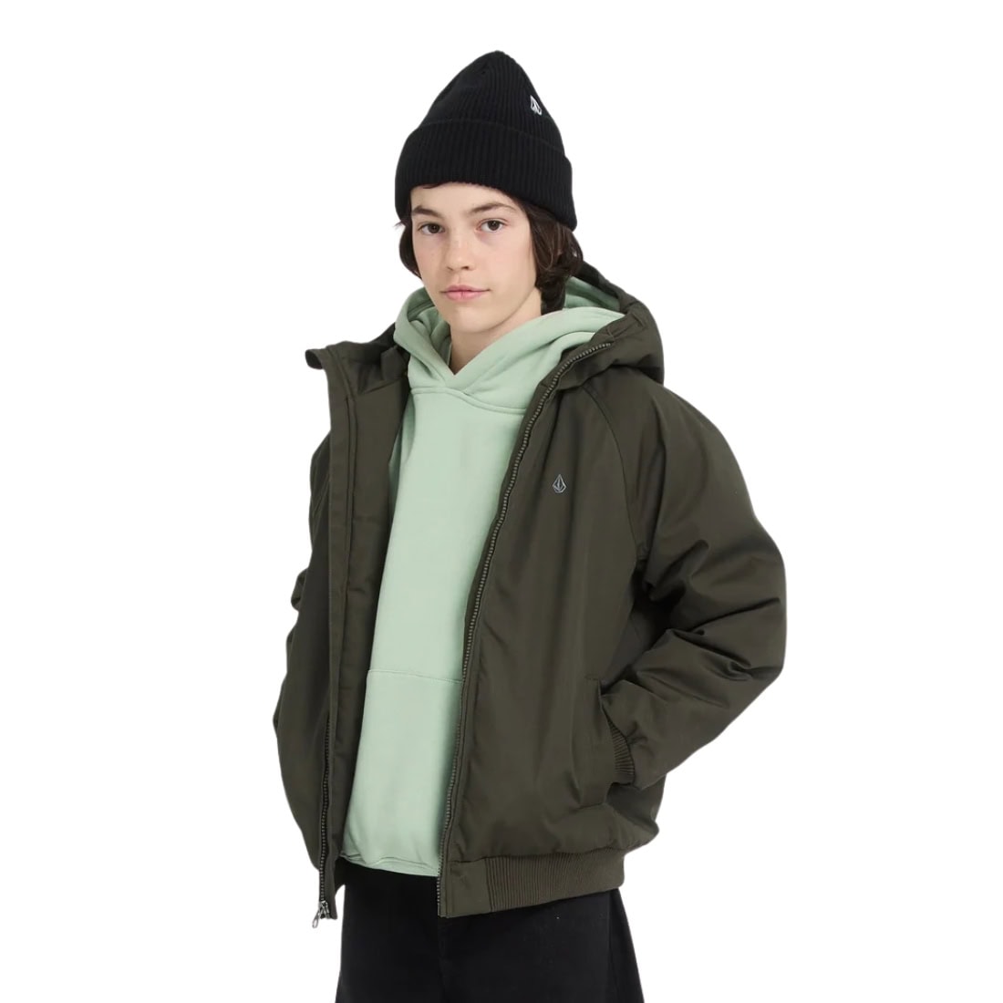 Volcom Kids Full Stone Beanie - Black