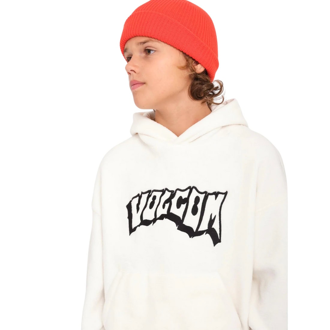 Volcom Kids Full Stone Beanie - Bright Red - Kids Beanie by Volcom