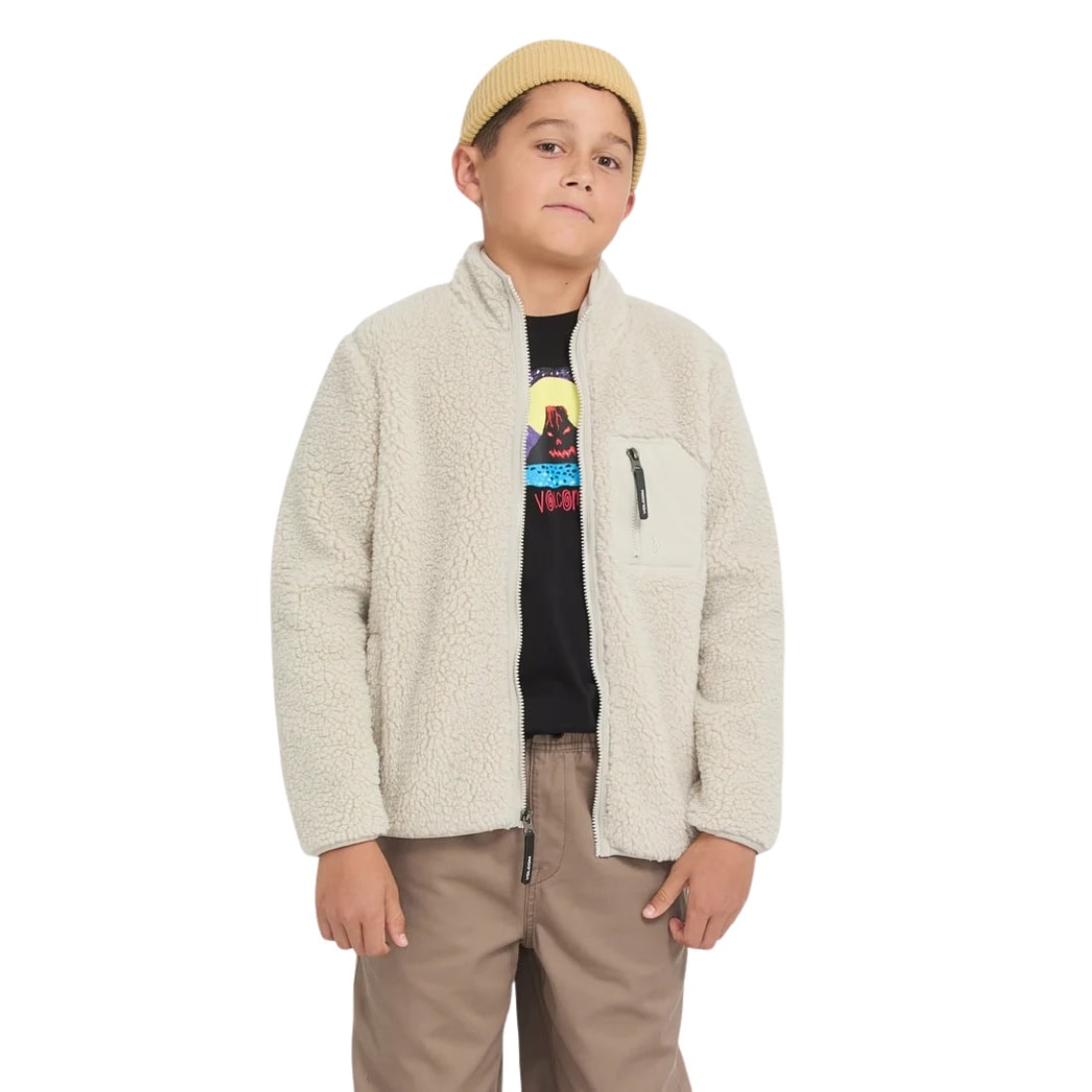 Volcom Kids Full Stone Beanie - Mustard