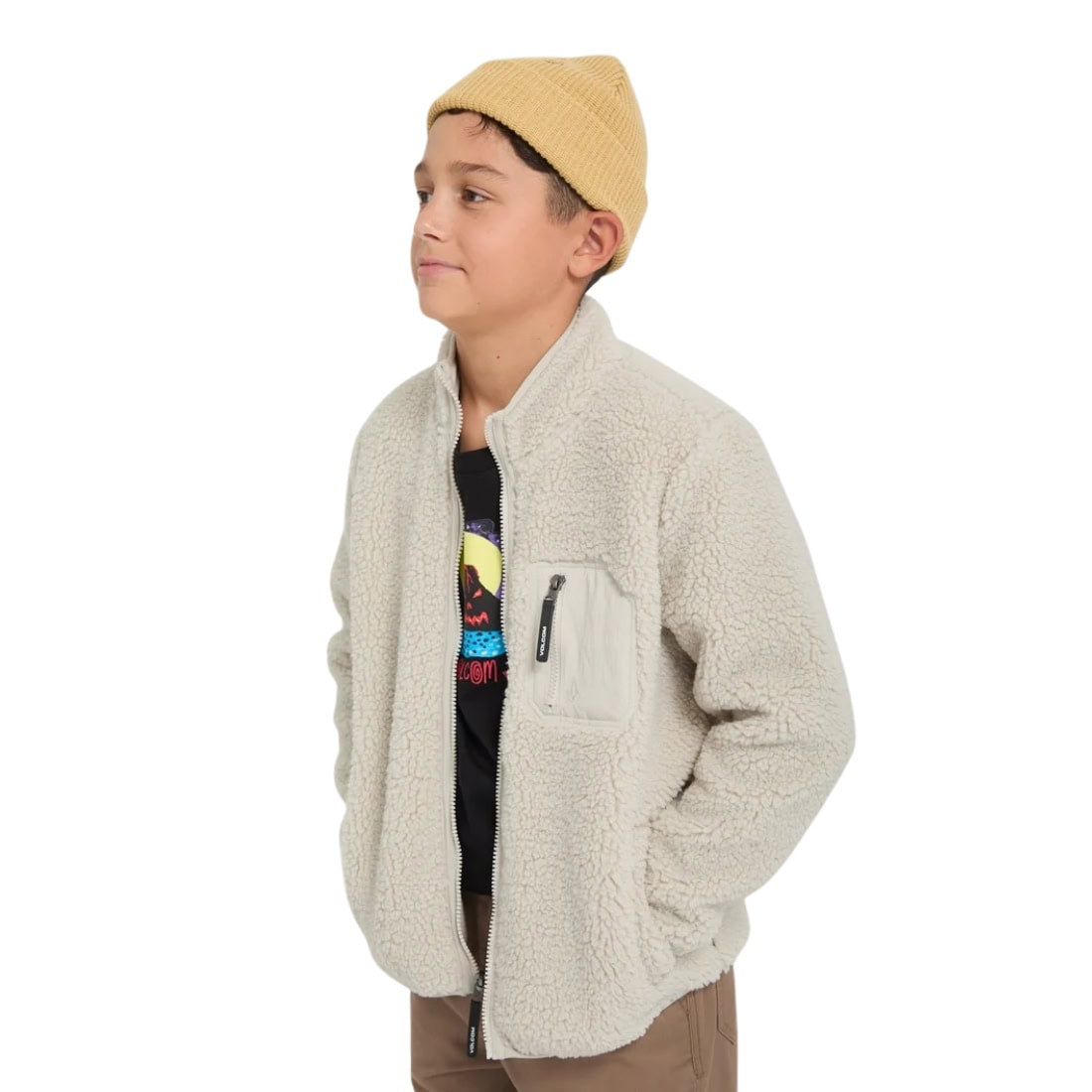 Volcom Kids Full Stone Beanie - Mustard