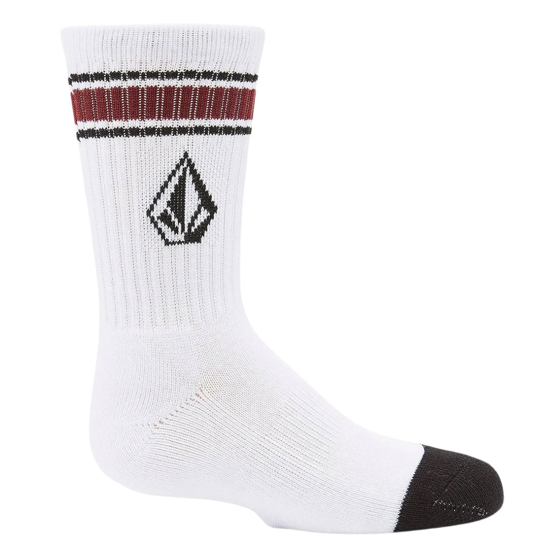 Volcom Kids Full Stone Sock 3Pk Multipack - Multi - Kids Crew Length Socks by Volcom 1UK-4UK