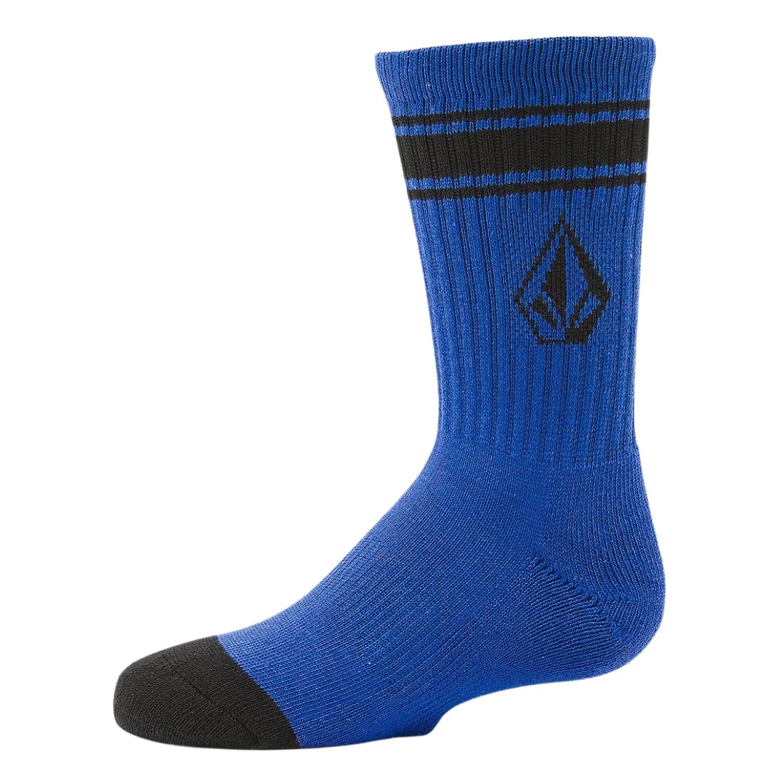 Volcom Kids Full Stone Sock 3Pk Multipack - Multi - Kids Crew Length Socks by Volcom 1UK-4UK