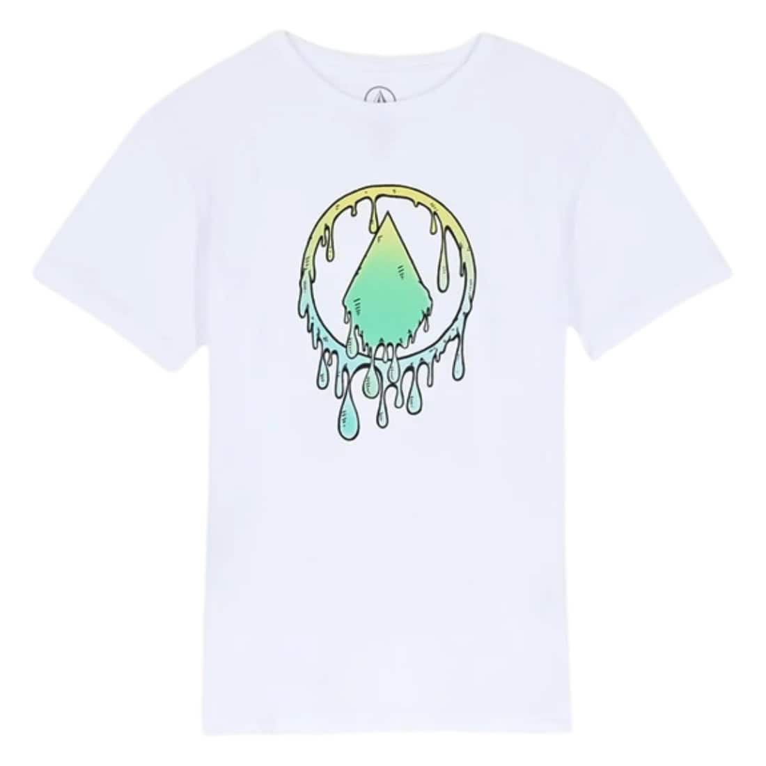Volcom Kids Glustone Boys T-Shirt - White - Boys Skate Brand T-Shirt by Volcom