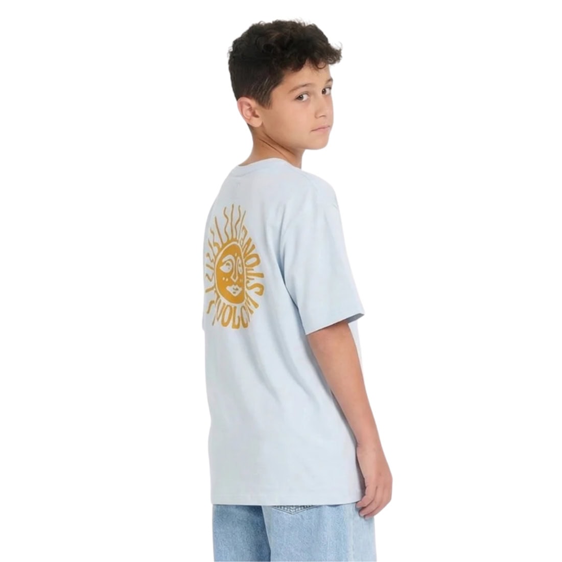 Volcom Kids Mazatlan T-Shirt - Light Blue Acid - Boys Skate Brand T-Shirt by Volcom