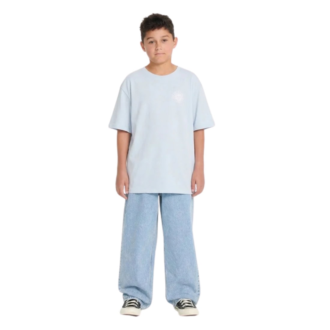 Volcom Kids Mazatlan T-Shirt - Light Blue Acid - Boys Skate Brand T-Shirt by Volcom