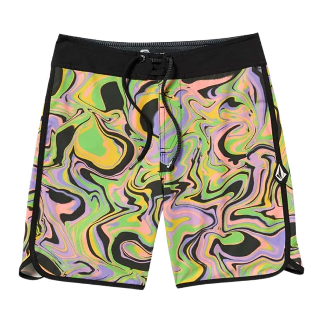Volcom Kids Mod Infuse Scallop Boys Boardshorts - Steel Grey - Boys Boardshorts by Volcom