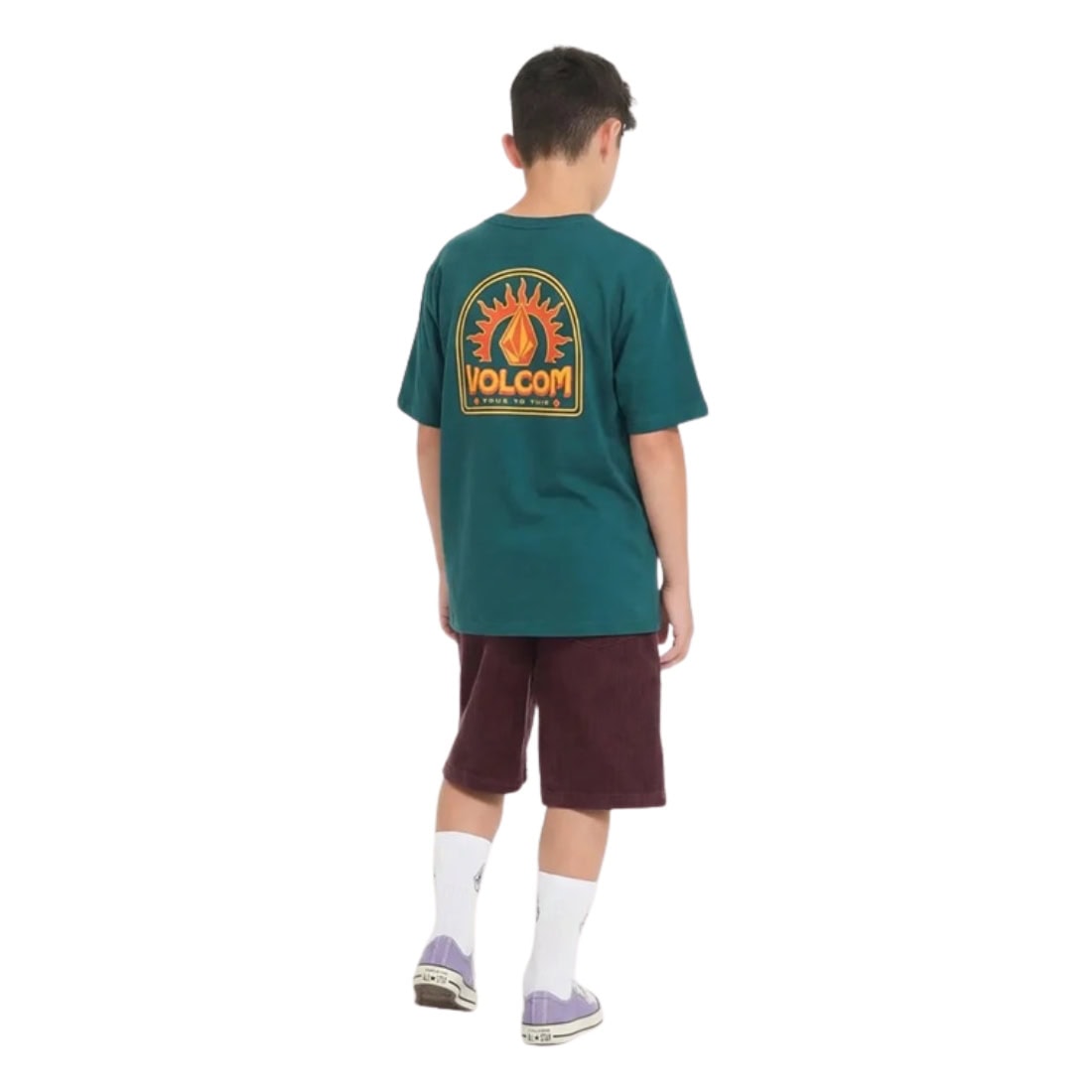 Volcom Kids Solstice T-Shirt - Rifle Green - Boys Skate Brand T-Shirt by Volcom