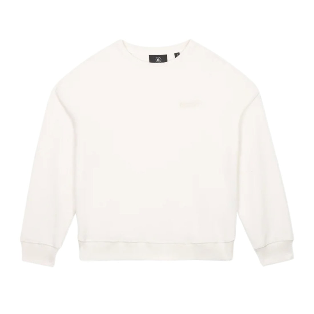 Volcom Kids Too Kool Crew - Dirty White - Boys Crew Neck Sweatshirt by Volcom