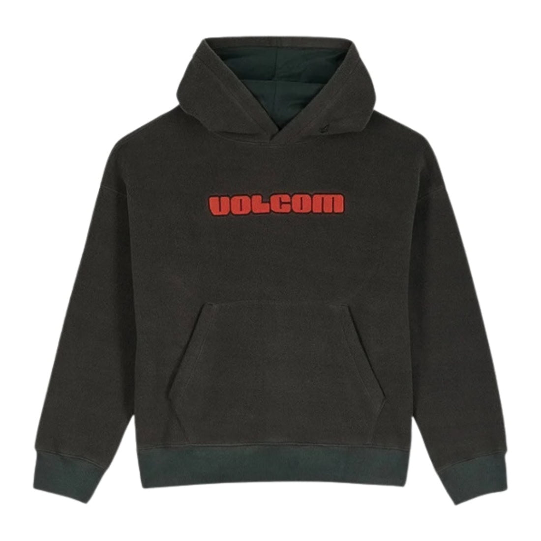 Volcom Kids Too Kool Loose Fit Crew - Rinsed Black - Boys Crew Neck Sweatshirt by Volcom