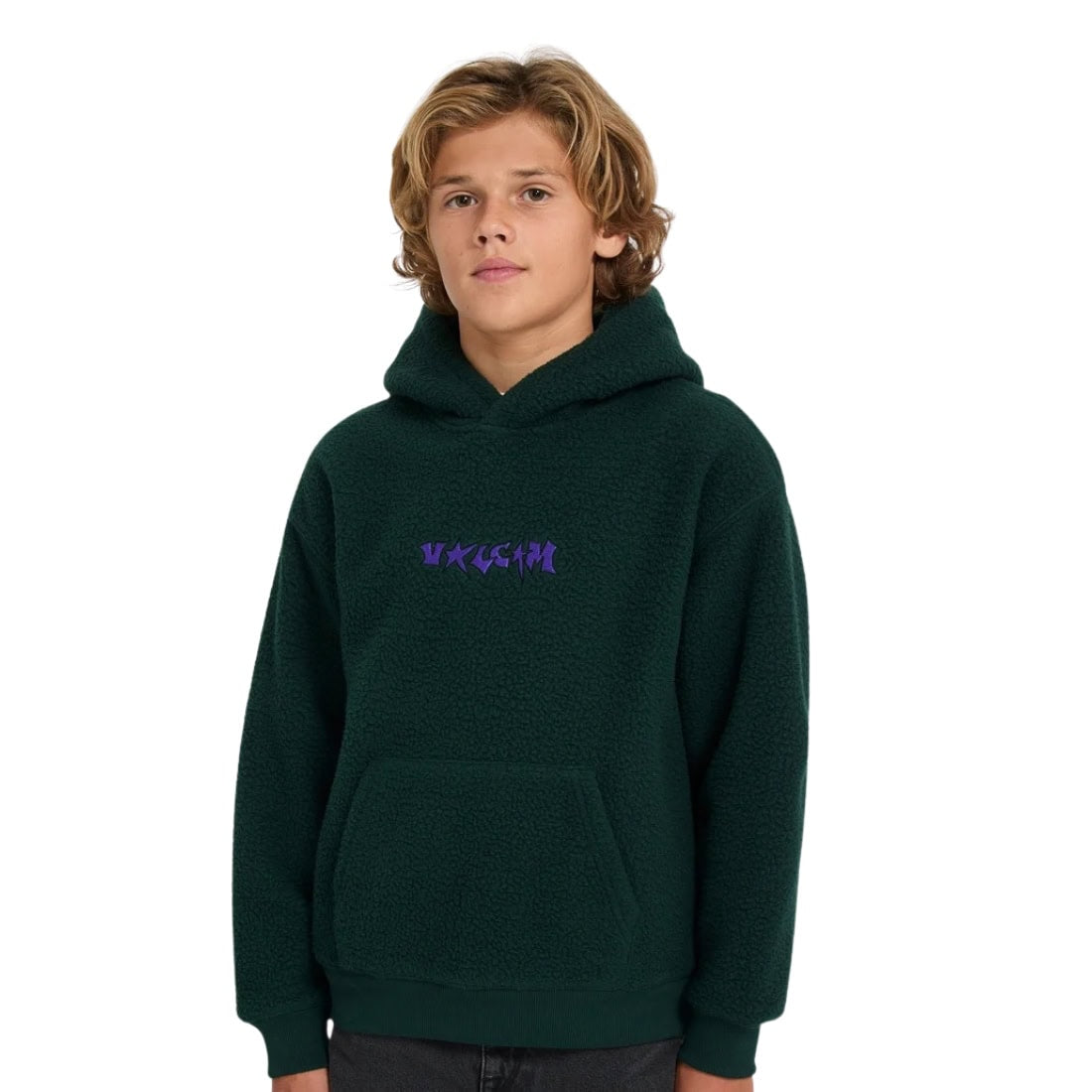 Volcom Kids Toogoat Pullover Hood - Scarab - Boys Pullover Hoodie by Volcom