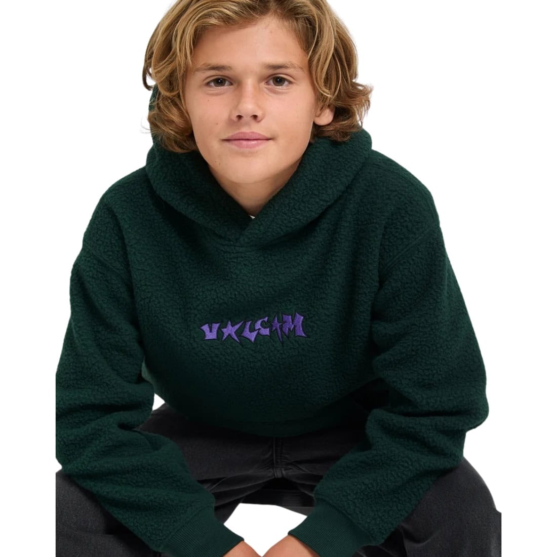 Volcom Kids Toogoat Pullover Hood - Scarab - Boys Pullover Hoodie by Volcom