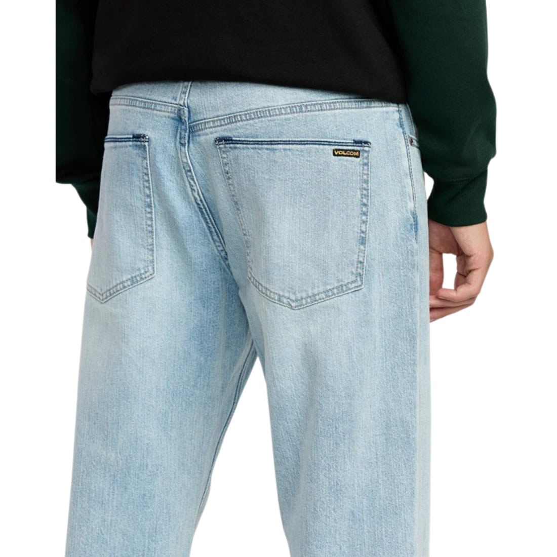 Volcom Kinkade Denim - Dry Vintage - Mens Relaxed/Loose Denim Jeans by Volcom