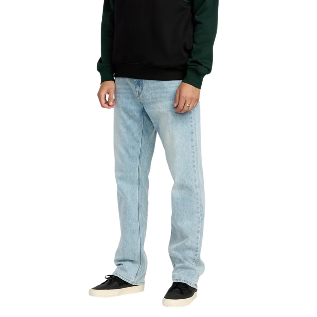 Volcom Kinkade Denim - Dry Vintage - Mens Relaxed/Loose Denim Jeans by Volcom