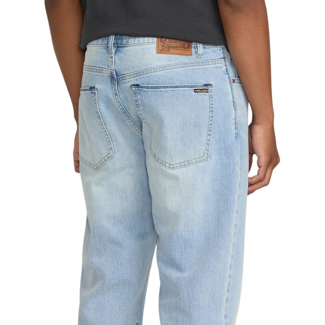 Volcom Kinkade Denim - Dry Vintage FA26 - Mens Relaxed/Loose Denim Jeans by Volcom