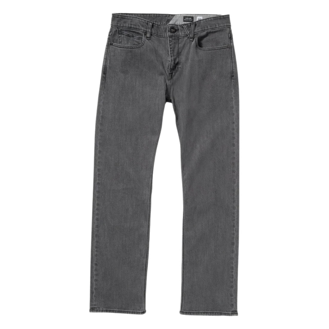 Volcom Kinkade Denim - Neutral Grey - Mens Relaxed/Loose Denim Jeans by Volcom