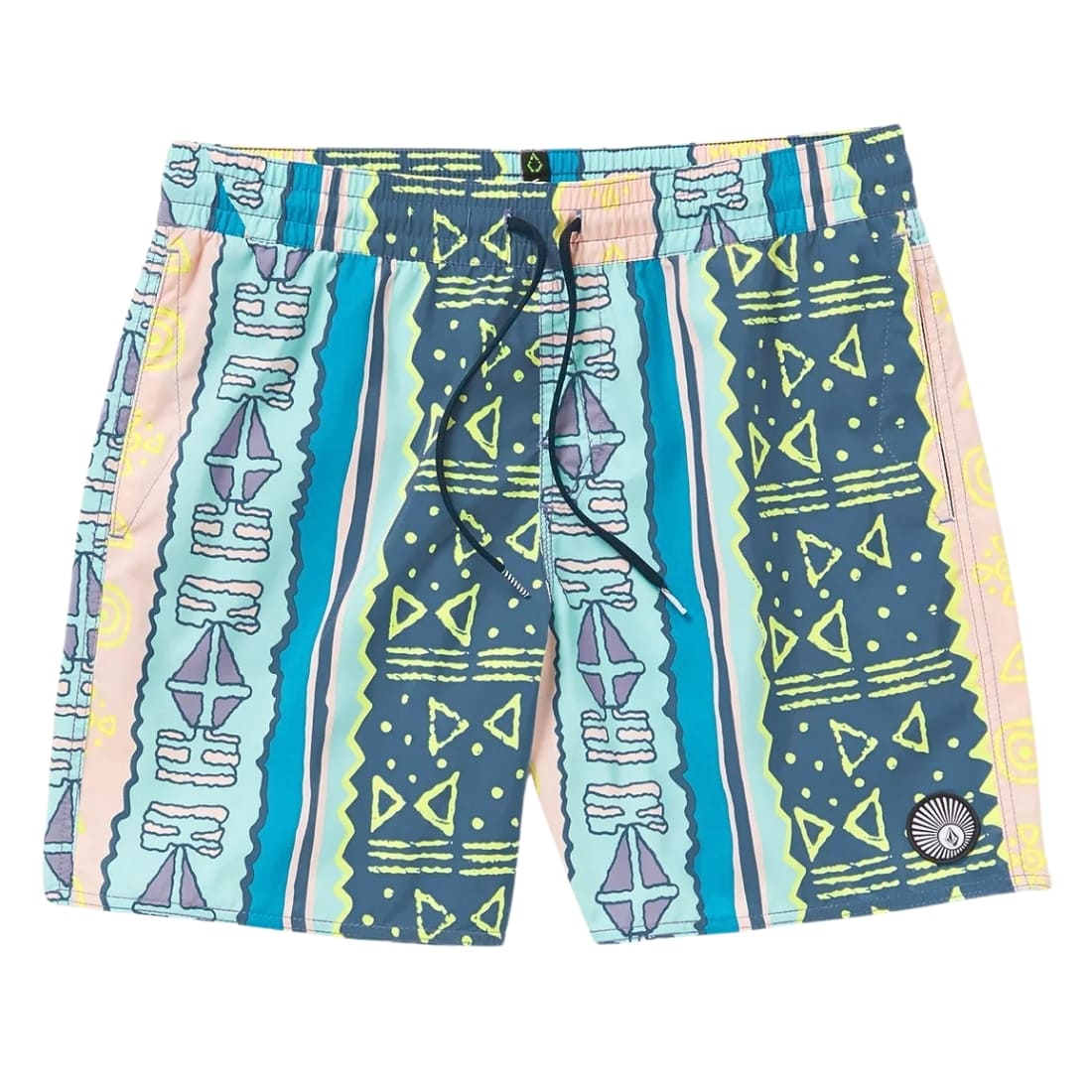 Volcom Lido Print 17 Trunk - Crete Blue